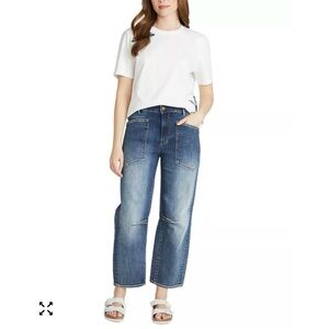DRIFTWOOD Barbara Barrel Jeans Size 25